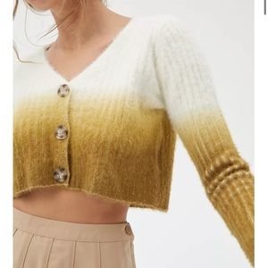 NWT Urban Outfitters Lesley Dip-Dye Cardigan